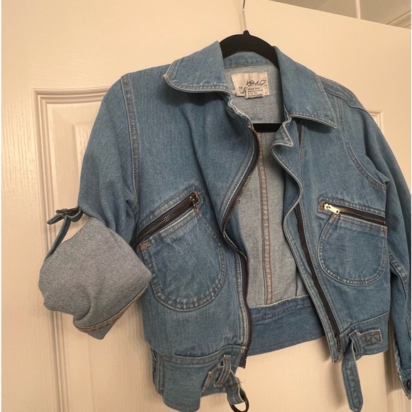 Vintage L’Avion Jean Jacket Size Small - Picture 3 of 5